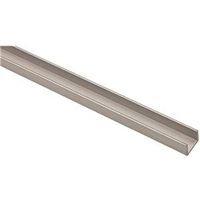 aluminum trim channel, 3/4in. x 96in.