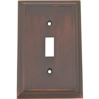 Singe Switch Wall Plate, Antique Copper