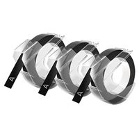 4057469 - DYMO EMBOSSING TAPE BLACK 3PK