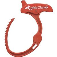 Cable Clamp Cord Organizer, Medium Red