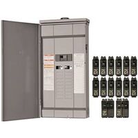 Rain Proof 14 Breaker Load Center, 200 Amp