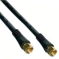 Coaxial Cable with Black Ends, 25 Black