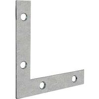 Flat Corner Brace, 2 1/2in. x 1/2in. Galvanized