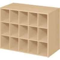 shoe organizer, 15 pair maple