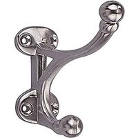 Coat & Hat Hook, Chrome