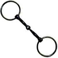 Stainless Steel Snaffle Bit Mouthpiece, 3in. Rings