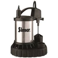 Sump Pump with Switch, 1/2 Hp