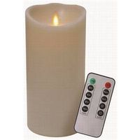 CANDLE IVORY WAXFLAME REMOTE7H