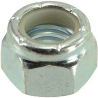 4133294 - 7/16-14 ZNC/NYL HEX LOCKNUT