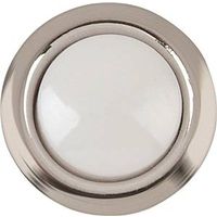 4138889 - ROUND WIRED BUTTON SILVER RIM