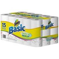 bounty basic paper towels, 56 sheets