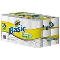 Bounty Basic Paper Towels, 56 Sheets