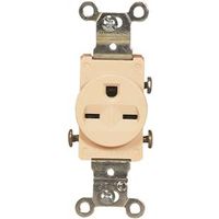 4170171 - 15A 250V 3WIRE IVRY SGL RECPT