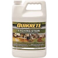 concrete etching stain, tan 1 gal