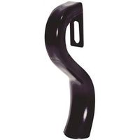 LL Buildsite LT200 Lambs Tongue, For Use With Rail, 2-1/4 in D, Steel, Powder Painted, Black