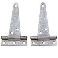 heavy duty t hinge galvanized, 10in.