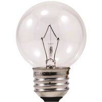 Decorative Light Bulb with Medium Base, 25W Clear 2 Pk