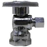 compression angle valve, 1/2in. x 1/4in.