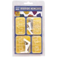 frameless mirror clip kit, 24 pc