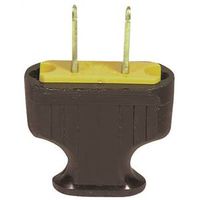 4203394 - BRWN FLAT HANDLE 2WIRE PLUG