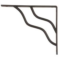 modern shelf bracket, 7in. x 8in. black