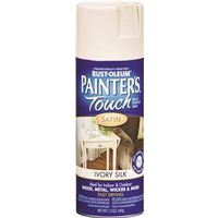 enamel satin spray paint, ivory