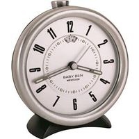 key wound alarm clock, grey small