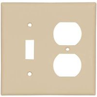 4248654 - 2G STD IVORY TGL/DUPLEX PLATE