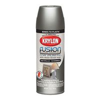 krylon fusion spray paint, metallic nickel shimmer 12 oz
