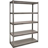 five shelf rack, 48in. x 18in. x 72in.