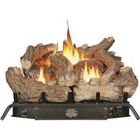 dual fuel manual gas logs, 24in.