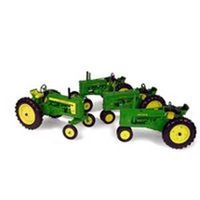 john deere vintage toy tractor assortment, 1:16