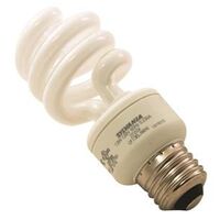 Compact Fluorescent Soft White Light Bulb, 60W Equivalent 