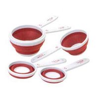 MEASURING CUPS 5 PIECES RED   