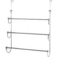 Door Hanger with Towel Bars, Chrome