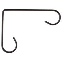 4325809 - 4IN BLACK SCROLL PLANT BRACKET