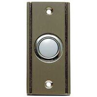 Lighted Door Bell Button, Satin Nickel
