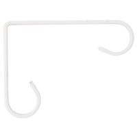 4353439 - 4IN WHITE SCROLL PLANT BRACKET