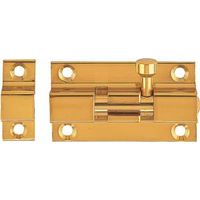 barrel bolt, solid brass