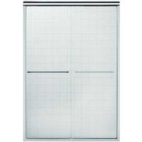 finesse sliding shower doors, 48in. silver