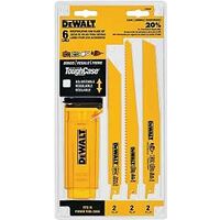 dewalt reciprocal saw blade set, 6 pc