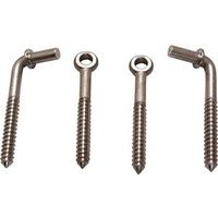 stainless steel screw hook & eye hinge