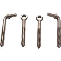 Stainless Steel Screw Hook & Eye Hinge