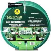 light duty pvc garden hose, 5/8in. x 100