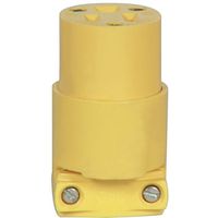 4407755 - 15A/125V YEL GND 3WRE CONN