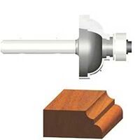 Cove Fillet Router Bit, 3/8in.