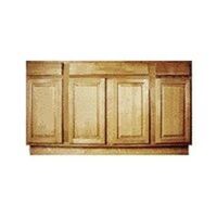 Four Door Sink Base, Oak 60"