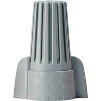 Winged Wire Connectors, 50 Pk Gray