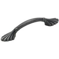 Shell Cabinet Pull, Wrought Iron