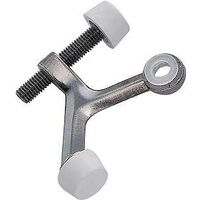 antique nickel hinge pin door stop